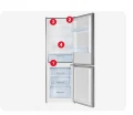 Lodówka AMICA FK2425.4UNTX(E) 227L 159,3cm LED