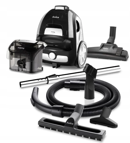 Odkurzacz bezworkowy Amica VM3046 850W 1,5L REG MOCY EPA