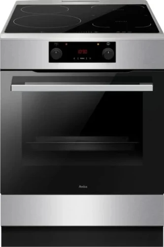 Kuchnia Amica 6123IE3.380HTsDpHb(Xx) 60cm 77L 11kW 11 funkcji Booster Timer