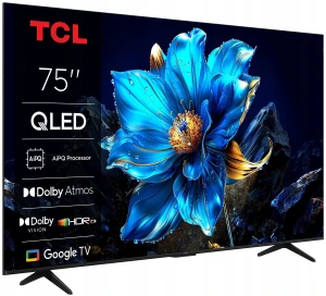 Telewizor TCL 75P79K QLED 4K Google TV Dolby Atmos Dolby Vision HDMI 2.1