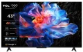 Telewizor TCL 43P6K 4K UHD DLED Smart TV Google TV WiFi Bluetooth czarny