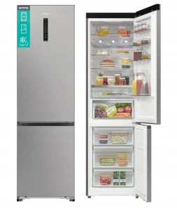 Lodówka dwudrzwiowa wolnostojąca Gorenje NRB620E61X4WFE srebrny