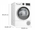 Suszarka Bosch WQG1417GPL z pompą ciepła 9 kg