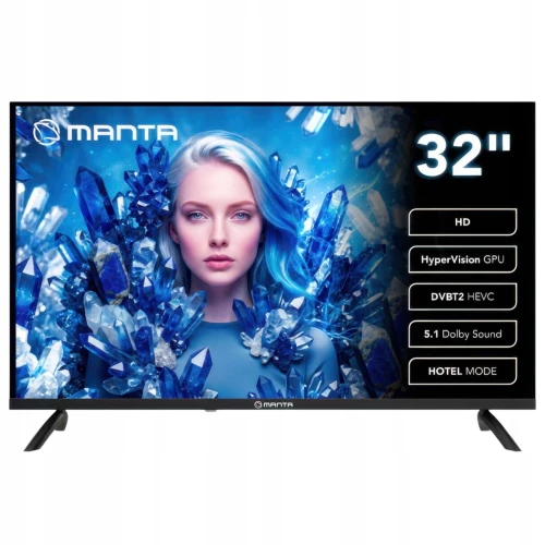 Telewizor Manta MATV002LHN32 LED HD Ready Dolby Sound czarny
