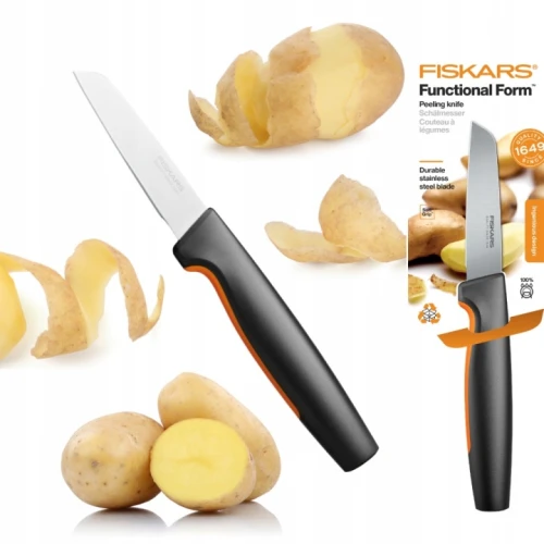 NÓŻ FISKARS FUNCTIONAL FORM 1057544 DO SKROBANIA 8 CM STAL NIERDZEWNA