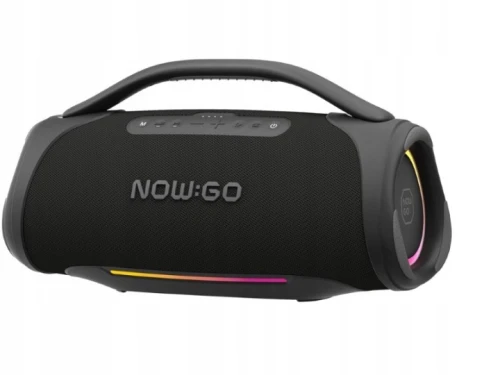 Głośnik mobilny NOWGO Storm II 160W Bluetooth IPX7 LED 7500mAh Czarny